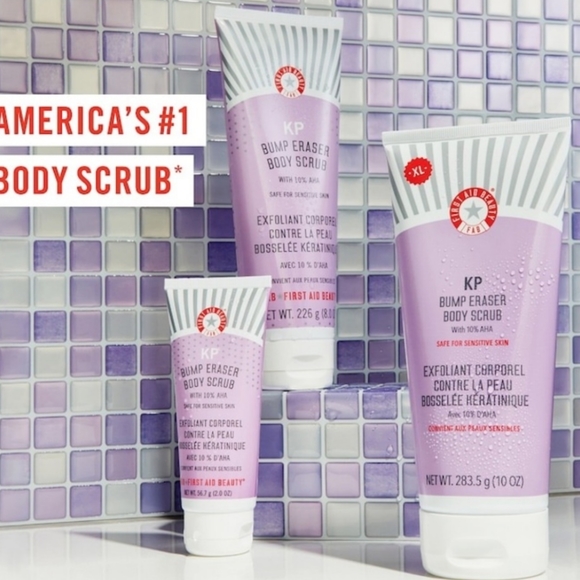 First Aid Beauty Bump Eraser Body Scrub And Ingrown Hair Pads Duo - Picture 2 of 2